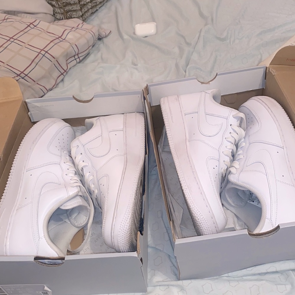 White Air Force 1s